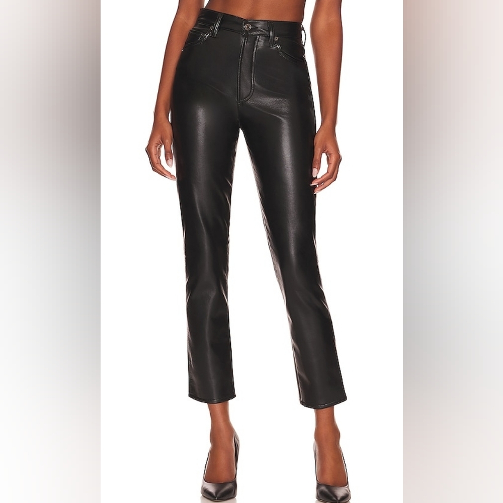 AGOLDE Recycled Leather Riley Long (Size 24)